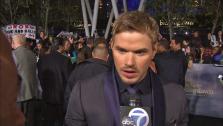 Kellan Lutz talks to OTRC.com at the premiere of Twilight: Breaking Dawn - Part 2 at the Nokia Theatre L.A. Live in Los Angeles on Nov. 12, 2012. - Provided courtesy of OTRC
