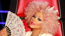 Christina Aguilera appears on the NBC show The Voice on Nov. 13, 2012. - Provided courtesy of Tyler Golden / NBC