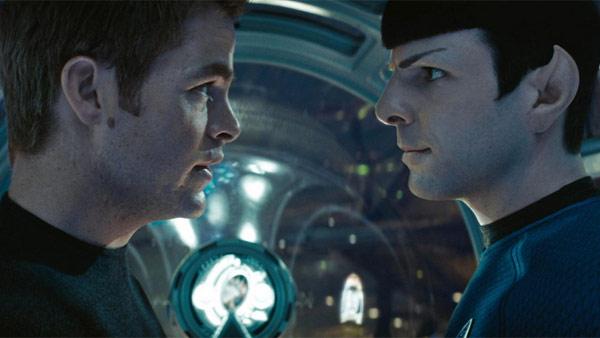 Chris Pine and Zachary Quinto appear in a scene from the 2009 movie Star Trek. - Provided courtesy of Paramount Pictures Chris Pine and Zachary Quinto appear in a scene from the 2009 movie Star Trek. - Provided courtesy of Paramount Pictures