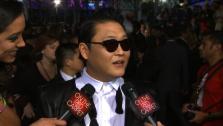 Psy talks to OTRC.com at the 40th annual American Music Awards on November 18, 2012. - Provided courtesy of OTRC