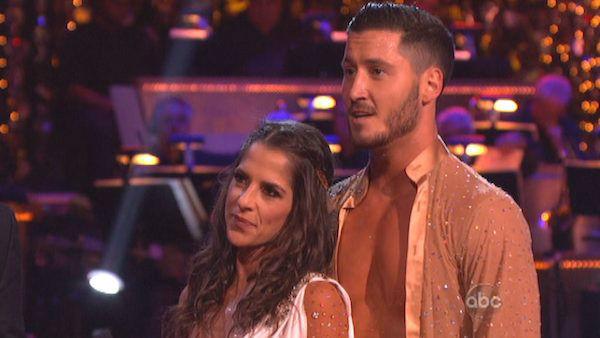 Kelly Monaco and Valentin Chmerkovskiy appear in a still from 'Dancing With The Stars: All-Stars' on November 19, 2012.