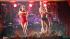 Olympic speed skater Apolo Anton Ohno and his partner Karina Smirnoff received 27 out of 30 points from the judges for their Big Top Jazz on Dancing With The Stars: All-Stars on Monday, Nov. 19, 2012. - Provided courtesy of ABC / Adam Taylor