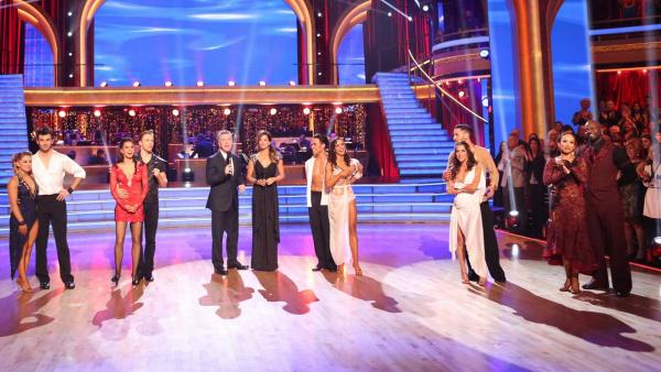 The cast appears in a still from week 9 of Dancing With The Stars: All-Stars, which aired on Nov. 20, 2012. - Provided courtesy of ABC / Adam Taylor