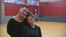 Kelly Monaco and Valentin Chmerkovskiy talk to ABC in November 2012 for Dancing With The Stars. - Provided courtesy of ABC