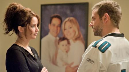 Jennifer Lawrence and Bradley Cooper appear in a scene from the 2012 film Silver Linings Playbook.