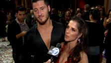 Kelly Monaco and Valentin Chmerkovskiy talk to OTRC.com after the Dancing With The Stars: All-Stars finale on November 27, 2012. - Provided courtesy of OTRC