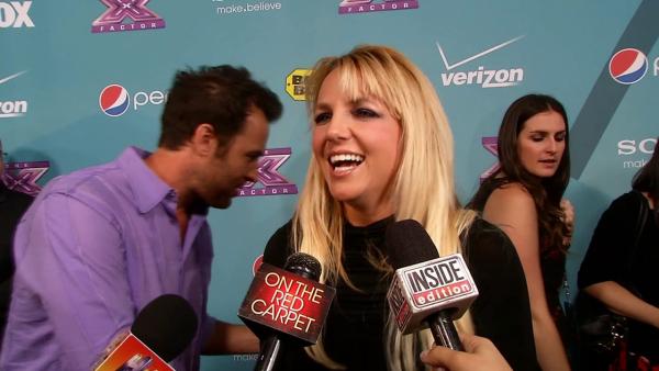 Britney Spears talks to OTRC.com at a party celebrating FOXs The X Factor in November 2012. - Provided courtesy of OTRC Britney Spears talks to OTRC.com at a party celebrating FOXs The X Factor in November 2012. - Provided courtesy of OTRC