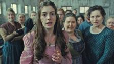 Fantine (Anne Hathaway) and others sing At The End Of The Day in this scene from Les Miserables.