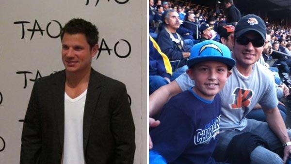 Nick Lachey appears at TAO Las Vegas on July 1, 2011. / Nick Lachey appears in a fans picture posted on their Twitter page on November 3. - Provided courtesy of https://twitter.com/Phisame Nick Lachey appears at TAO Las Vegas on July 1, 2011. / Nick Lachey appears in a fans picture posted on their Twitter page on November 3. - Provided courtesy of https://twitter.com/Phisame