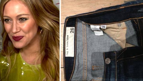 Hilary Duff talks to OTRC.com in November 2011. / Hilary Duff Tweeted this photo of skinny jeans on Nov. 29, 2012. - Provided courtesy of OTRC Hilary Duff talks to OTRC.com in November 2011. / Hilary Duff Tweeted this photo of skinny jeans on Nov. 29, 2012. - Provided courtesy of OTRC