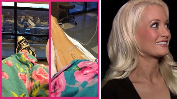 Holly Madison posted this Instagram photo of herself in a hospital on Dec. 3, 2012. / Holly Madison gives OTRC.com a behind the scenes sneak peek of her Vegas show, Peep Show in June, 2010. - Provided courtesy of instagr.am/p/Sy4JgJlTPD/ / OTRC Holly Madison posted this Instagram photo of herself in a hospital on Dec. 3, 2012. / Holly Madison gives OTRC.com a behind the scenes sneak peek of her Vegas show, Peep Show in June, 2010. - Provided courtesy of instagr.am/p/Sy4JgJlTPD/ / OTRC