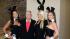 Hugh Hefner and Crystal Harris pose with Playboy...