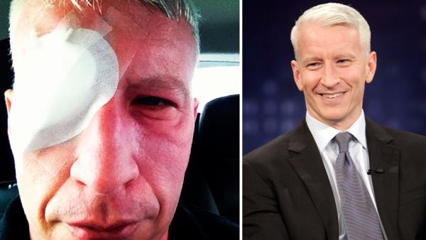 Anderson Cooper appears in a photo he Tweeted on December 4, 2012. / Anderson Cooper appears in an June 22 episode of Jimmy Kimmel Live. - Provided courtesy of Twitter.com/andersoncooper / ABC/RANDY HOLMES Anderson Cooper appears in a photo he Tweeted on December 4, 2012. / Anderson Cooper appears in an June 22 episode of Jimmy Kimmel Live. - Provided courtesy of Twitter.com/andersoncooper / ABC/RANDY HOLMES