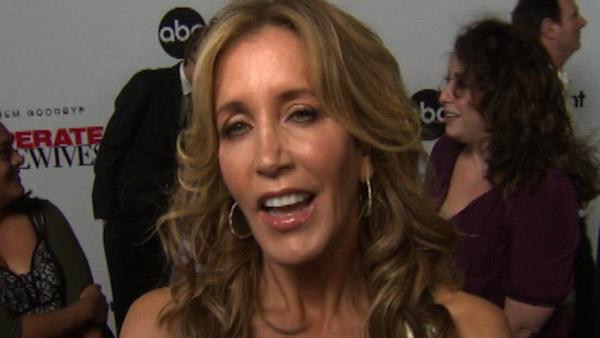 Felicity Huffman talks to OnTheRedCarpet.com at a Los Angeles event celebrating the premiere of the eighth and final season of the ABC show 'Desperate Housewives' on Sept. 21, 2011.