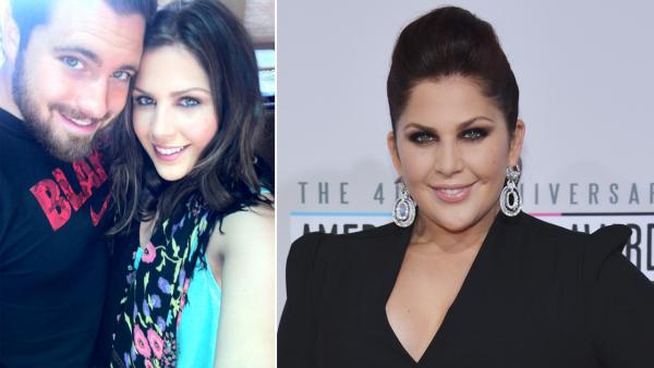 Hillary Scott and husband Chris Tyrrell appear in a photo posted on the bands website along with their pregnancy announcement on December 7, 2012. / Scott appears on the red carpet at the 40th Anniversary American Music Awards on November 18, 2012. - Provided courtesy of LadyAntebellum.com / ABC/RICHARD HARBAUGH Hillary Scott and husband Chris Tyrrell appear in a photo posted on the bands website along with their pregnancy announcement on December 7, 2012. / Scott appears on the red carpet at the 40th Anniversary American Music Awards on November 18, 2012. - Provided courtesy of LadyAntebellum.com / ABC/RICHARD HARBAUGH