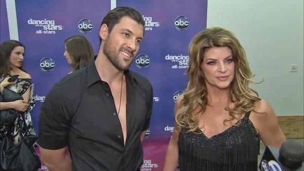 Kirstie Alley and Maksim Chmerkovskiy talk to OTRC.com after the November 5, 2012 episode of 'Dancing With The Stars.'
