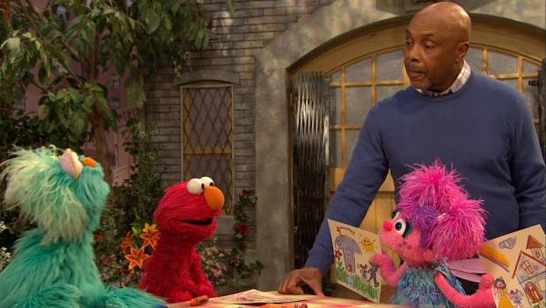 A photo of the from the Little Children, Big Challenges episode of Sesame Street in December 2012. - Provided courtesy of Sesame Workshop A photo of the from the Little Children, Big Challenges episode of Sesame Street in December 2012. - Provided courtesy of Sesame Workshop