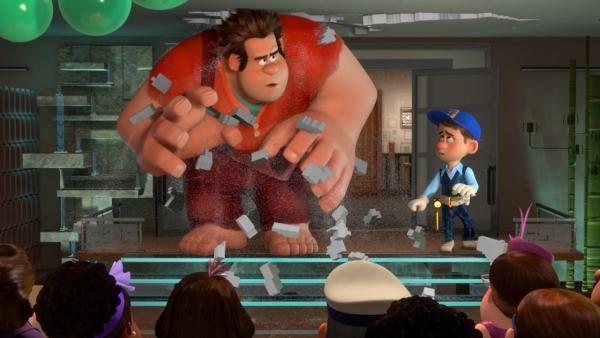 A publicity photo for Walt Disney Pictures' 2012 animated film, 'Wreck-It Ralph.'