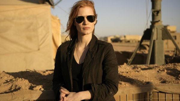 Jessica Chastain appears in a scene from the 2012 movie 'Zero Dark Thirty.'