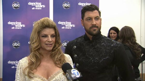 Kirstie Alley and Maksim Chmerkovskiy talk to OTRC.com after the November 12, 2012 episode of 'Dancing With The Stars.'