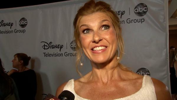 Connie Britton talks to OnTheRedCarpet.com at ABC's Television Critics Association party on July 27, 2012.