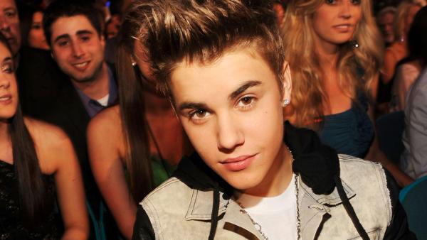 Justin Bieber appears in a photo from the Billboard Music Awards on May 20, 2012.