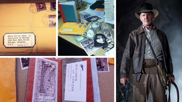 Images of the mystery package and its contents received by the University of Chicagos admissions department. / Harrison Ford appears in a scene from Indiana Jones and the Crystal Skull in 2008. - Provided courtesy of uchicagoadmissions.tumblr.com / Lucasfilm Images of the mystery package and its contents received by the University of Chicagos admissions department. / Harrison Ford appears in a scene from Indiana Jones and the Crystal Skull in 2008. - Provided courtesy of uchicagoadmissions.tumblr.com / Lucasfilm