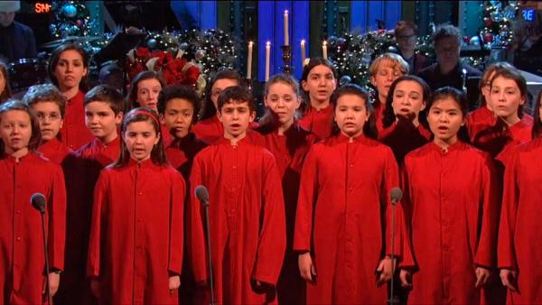 The New York City Childrens Chorus appears on Saturday Night Live on December 15, 2012. - Provided courtesy of NBC The New York City Childrens Chorus appears on Saturday Night Live on December 15, 2012. - Provided courtesy of NBC