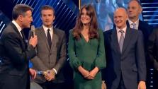Kate Middleton, aka Catherine, Duchess of Cambridge, appears at the BBCs Sports Personality award show on December 16, 2012. - Provided courtesy of BBC