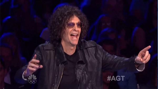 Howard Stern appears on NBC's 'America's Got Talent' in 2012.
