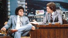 Jay Leno appears on Late Night with David Letterman in an episode that aired in the early 1980s. - Provided courtesy of NBC