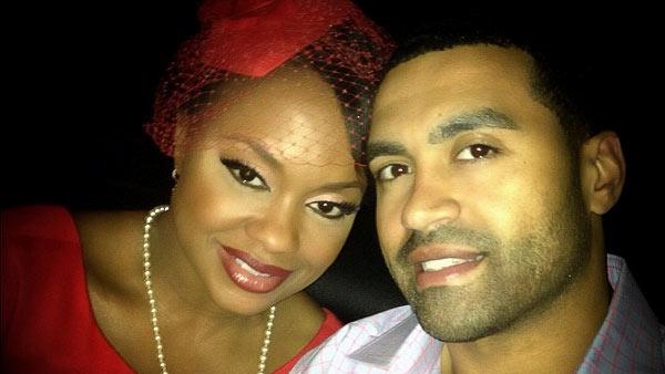 Phaedra Parks and husband Apollo Nida pose in a photo posted on Parks Instagram account on Dec. 25, 2012. - Provided courtesy of Instagram.com/phaedraparks/