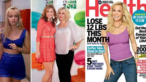 Jennie Garth appears in a scene from the 1990s series Beverly Hills, 90210. / Luca Bella Facinelli and Jennie Garth arrive at the Kids Choice Awards on March 31, 2012. / Jennie Garth appears on the cover of Health magazine in January 2013. - Provided courtesy of 90210 Productions / Paramount Home Entertainment / Jason Redmond / AP / Health Media Ventures, Inc. Jennie Garth appears in a scene from the 1990s series Beverly Hills, 90210. / Luca Bella Facinelli and Jennie Garth arrive at the Kids Choice Awards on March 31, 2012. / Jennie Garth appears on the cover of Health magazine in January 2013. - Provided courtesy of 90210 Productions / Paramount Home Entertainment / Jason Redmond / AP / Health Media Ventures, Inc.