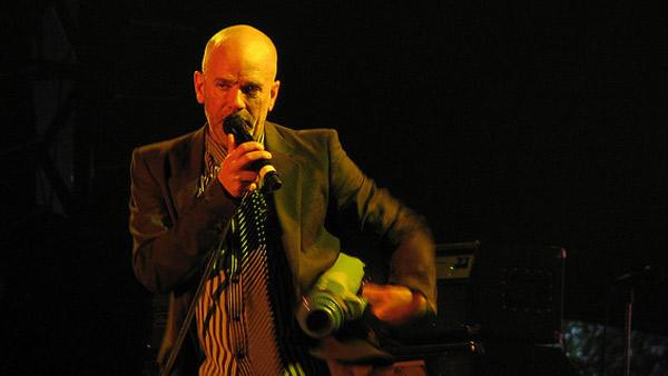 Michael Stipe performs with R.E.M. at the VooDoo Music Experience concert in October 2008 in New Orleans, Louisiana.