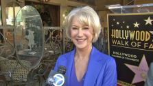 Helen Mirren appears in an interview with OTRC.com at the Hollywood Walk of Fame on January 3, 2013. - Provided courtesy of OTRC