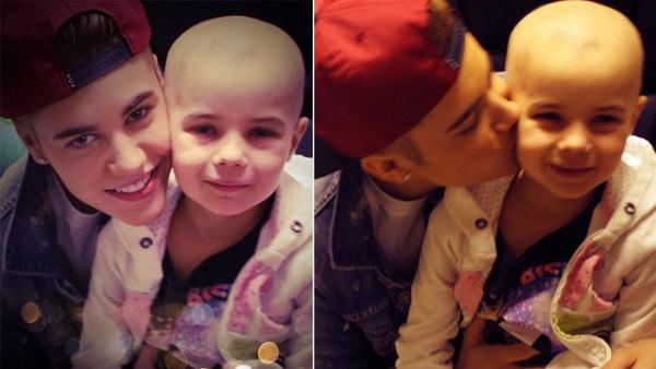 Justin Bieber appears in a photo with fan Millie Smith, which he re-Tweeted from another Twitter user on Jan. 6, 2013. - Provided courtesy of twitter.com/BieberHades Justin Bieber appears in a photo with fan Millie Smith, which he re-Tweeted from another Twitter user on Jan. 6, 2013. - Provided courtesy of twitter.com/BieberHades
