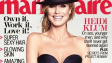 Heidi Klum appears on the cover of Marie Claire magazines February 2013 issue. - Provided courtesy of Hearst Communication, Inc.