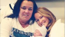 Rosie ODonnell and wife Michelle Rounds appear with this new baby girl, Dakota, in an Instagram photo ODonnell posted on Jan. 9, 2013. - Provided courtesy of twitter.com/Rosie/status/289089239294033920 / instagram.com/p/URkSICjmJp/