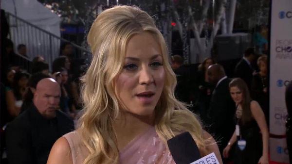 Kaley Cuoco appears on the red carpet at the Peoples Choice Awards on Jan. 9, 2013. - Provided courtesy of Peoples Choice Awards / P and G Productions Kaley Cuoco appears on the red carpet at the Peoples Choice Awards on Jan. 9, 2013. - Provided courtesy of Peoples Choice Awards / P and G Productions
