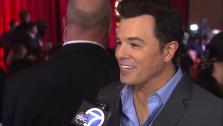 Oscars 2013 host Seth MacFarlane talks to OTRC.com on Jan. 10, 2013, after he and Emma Stone announced the nominees.