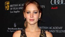 Jennifer Lawrence arrives at the BAFTA Awards Season Tea Party at The Four Seasons Hotel on Saturday, Jan. 12, 2013, in Los Angeles.