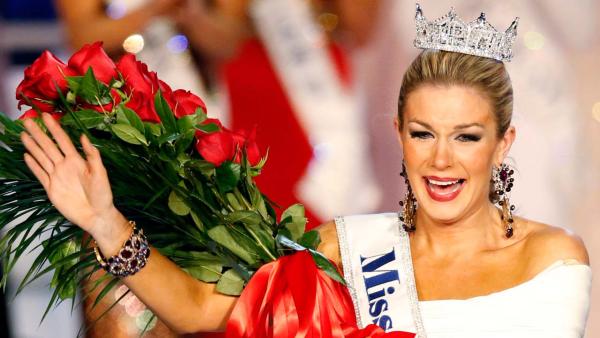 Miss New York, Mallory Hagan, appears in a photo shortly after winning the title of Miss America 2013 on January 12, 2013. - Provided courtesy of ABC