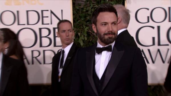 Ben Affleck appears at the 2013 Golden Globe Awards in Beverly Hills, California on Jan. 13, 2013.
