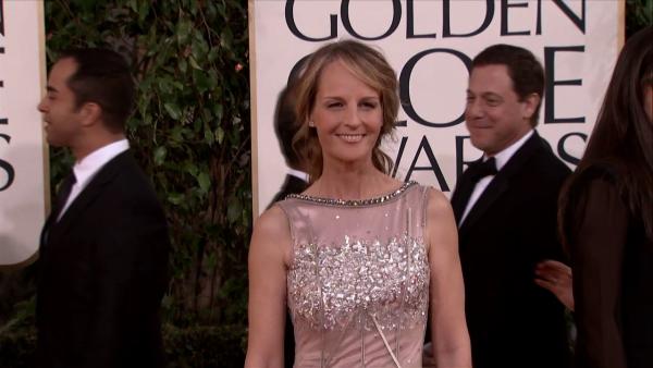 Helen Hunt appears at the 2013 Golden Globe Awards in Beverly Hills, California on Jan. 13, 2013.