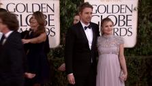 Kristen Bell (Showtimes House of Lies) shows her baby bump and appears with Dax Shepard at the 2013 Golden Globe Awards in Beverly Hills, California on Jan. 13, 2013. - Provided courtesy of OTRC