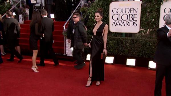 Megan Hilty (NBC's 'Smash') appears at the 2013 Golden Globe Awards in Beverly Hills, California on Jan. 13, 2013.