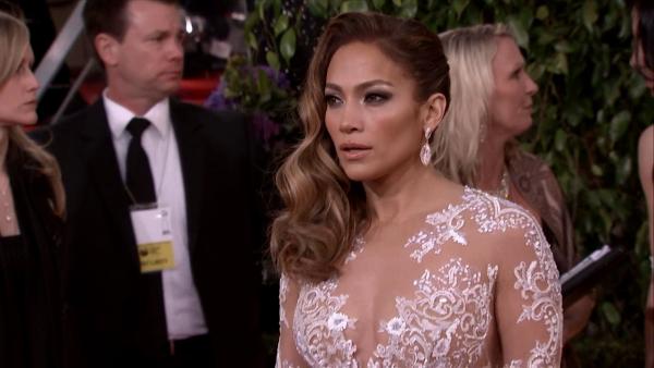 Jennifer Lopez appears at the 2013 Golden Globe Awards in Beverly Hills, California on Jan. 13, 2013.