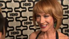 Kathy Griffin talks to OTRC.com at HBOs Golden Globes after party on Jan. 13, 2013. - Provided courtesy of OTRC