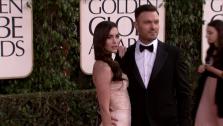 Megan Fox and husband Brian Austin Green appear at the 2013 Golden Globe Awards in Beverly Hills, California on Jan. 13, 2013. - Provided courtesy of OTRC