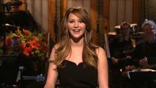Jennifer Lawrence appears on the January 19, 2013 episode of Saturday Night Live.